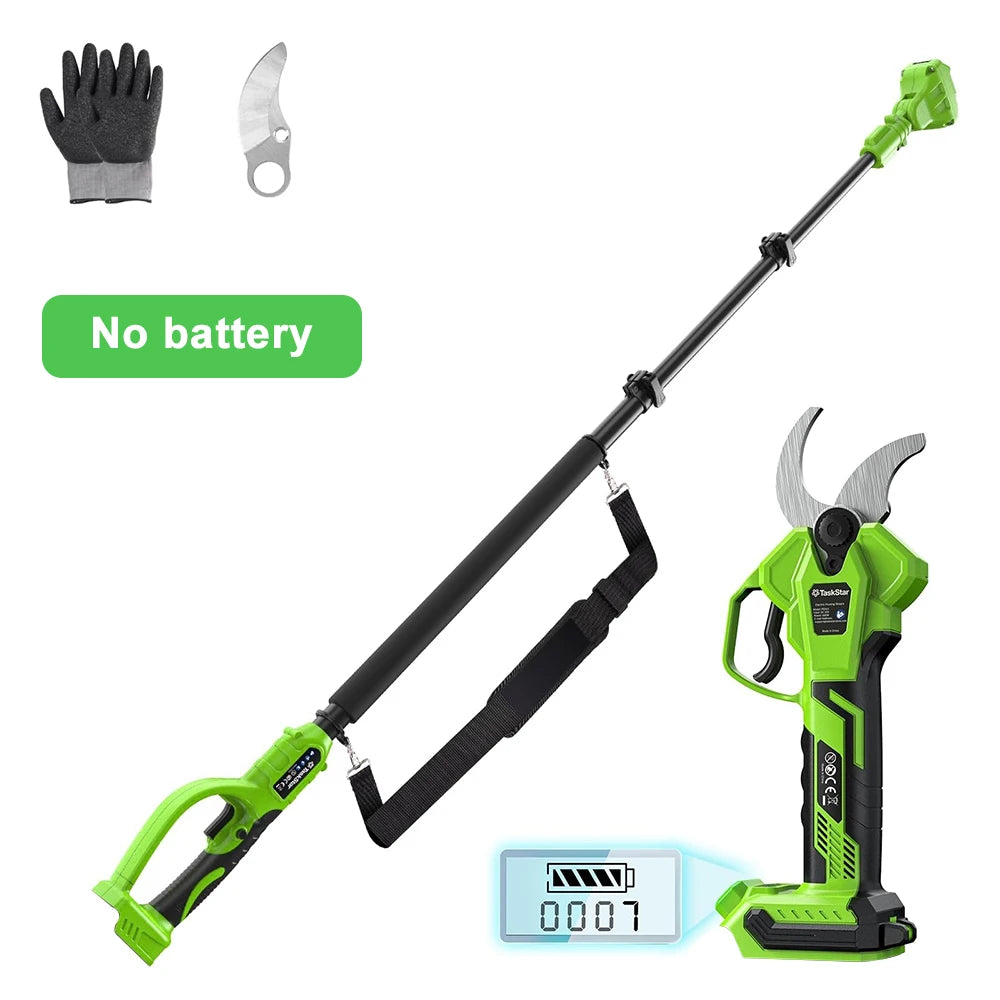 TaskStar 2-in-1 Cordless Pole Pruner | 9 ft | 1.6" Cut | Brushless | StriveRiseFit