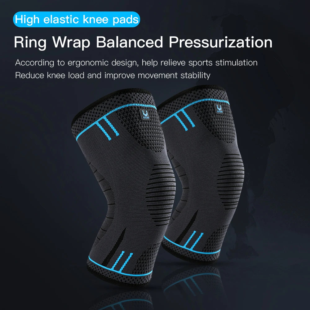 Compression Knee Support Sleeve Elastic Breathable Anti-Slip for Football Basketball & Sports | StriveRiseFit