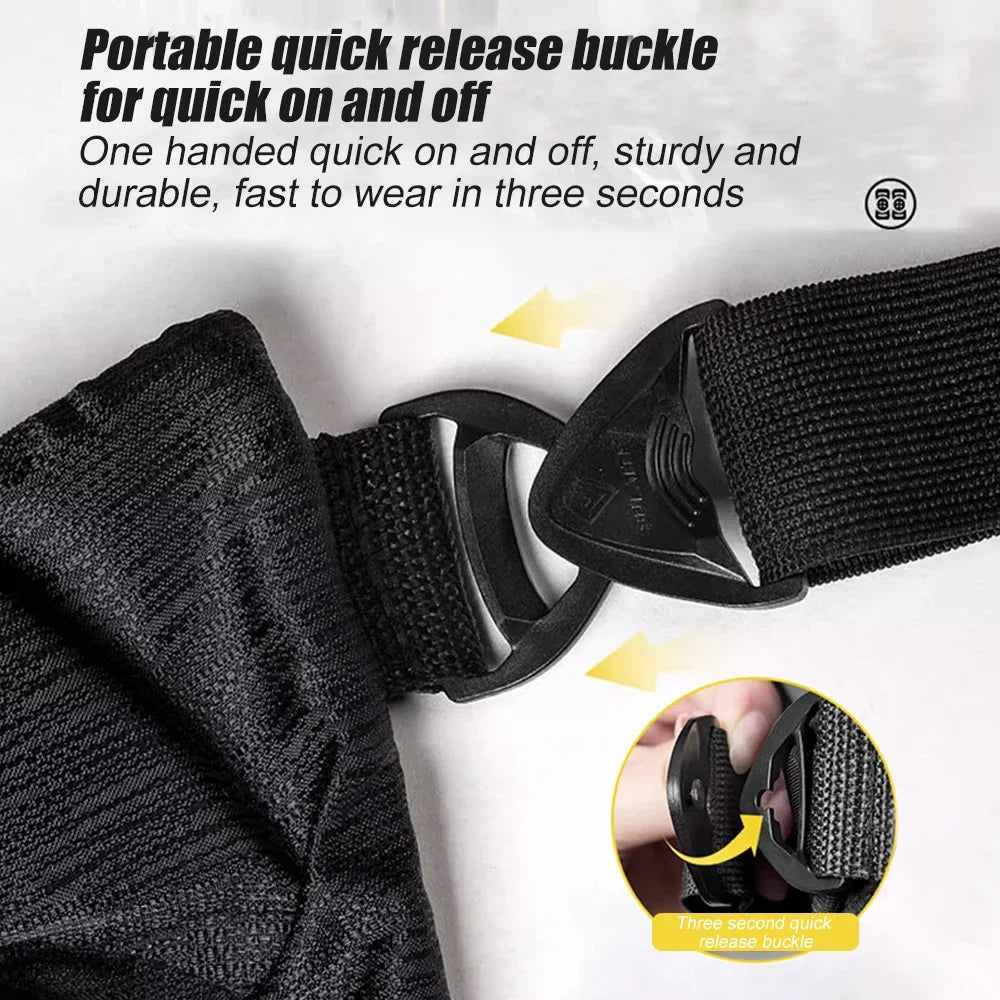 Motorcycle Knee & Elbow Guard Pads, PP Shell, EVA Foam & Reflective, Adjustable | StriveRiseFit