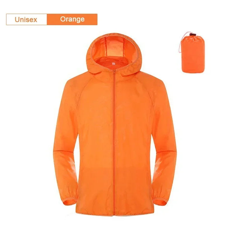 Unisex Hiking Jacket Men Women Waterproof Quick Dry Camping Windbreaker Trekking Outdoor Activity ~ Anti UV Clothes