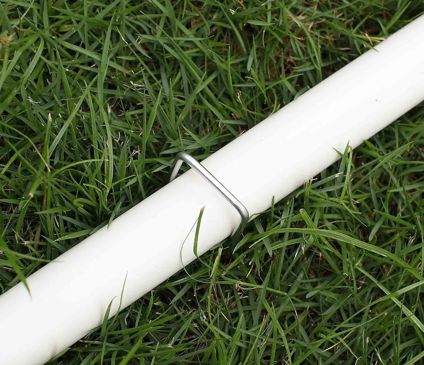 Galvanized Garden Landscape Staples | 6" Heavy-Duty U-Pins | 10-Pack | Weed Fabric, Turf & Netting