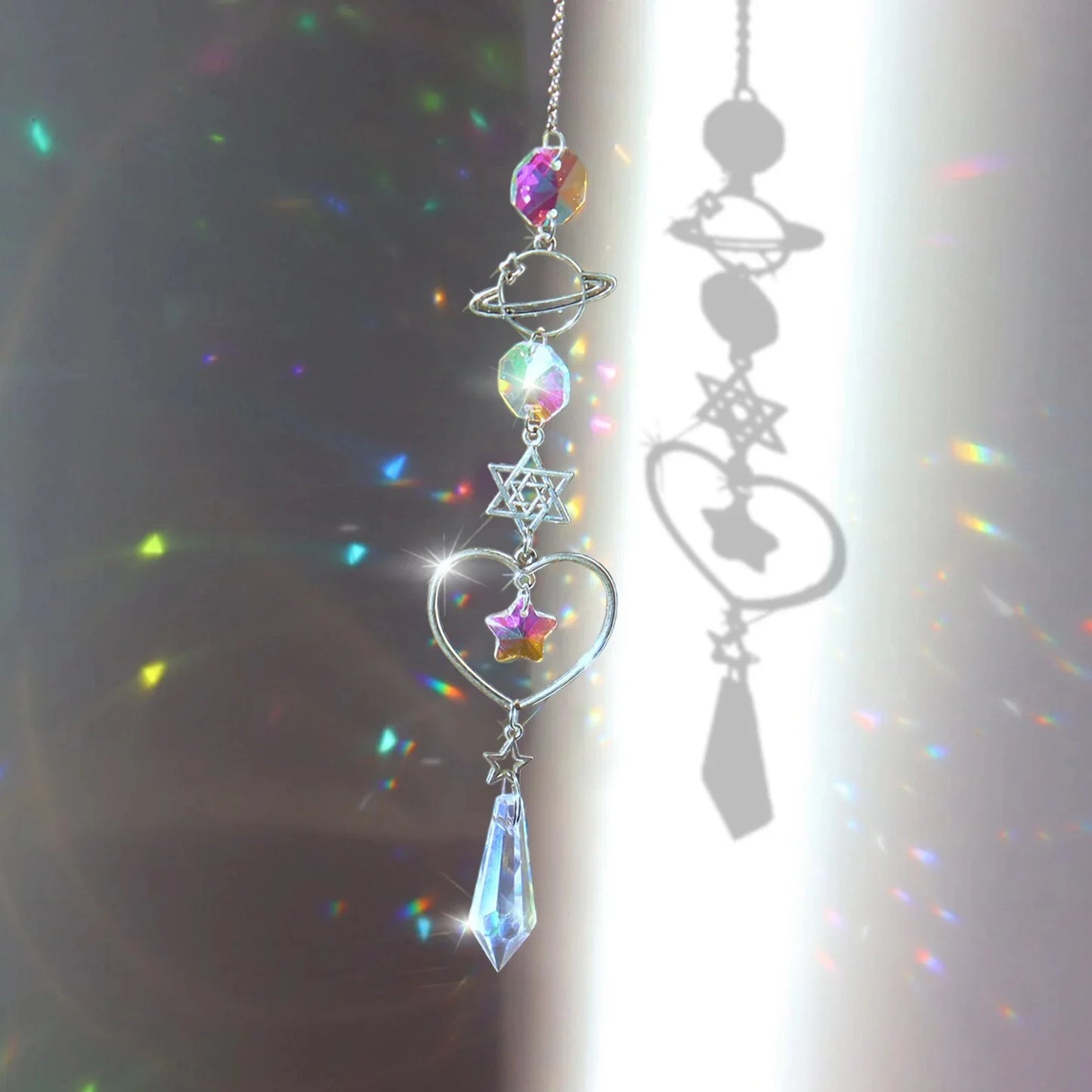 Crystal Wind Chime Rainbow Maker & Sun Catcher — Garden & Home Decor | StriveRiseFit