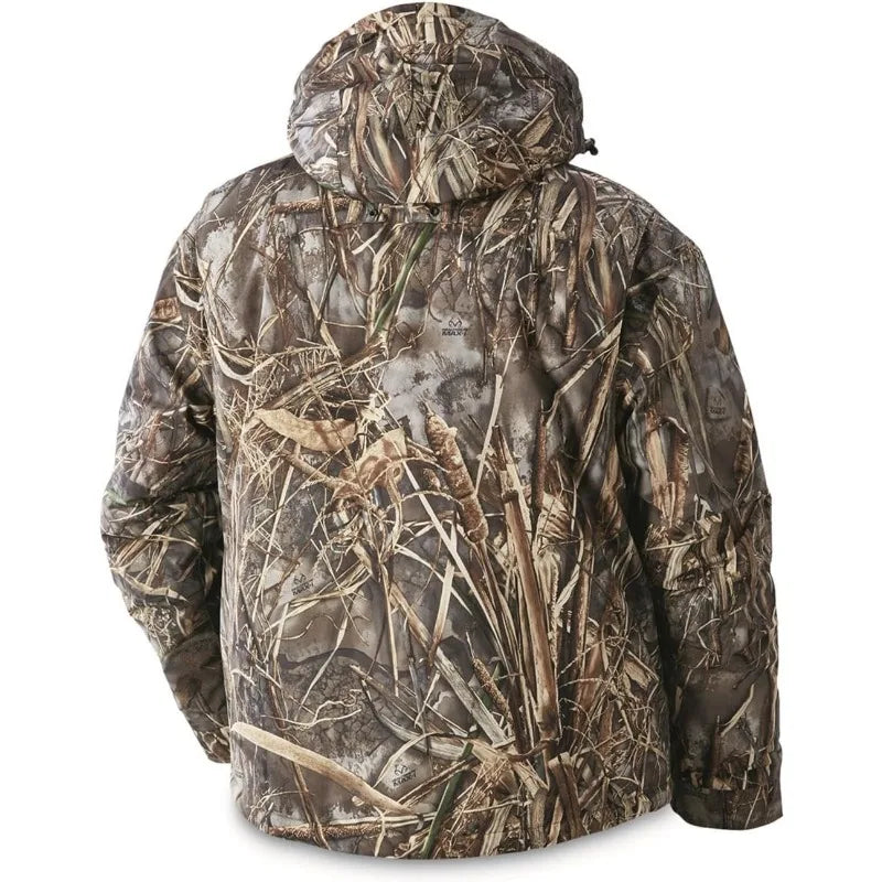 Guide Gear Men’s / Women's Waterfowl Hunting Camo Jacket Waterproof and Insulated Mossy Oak