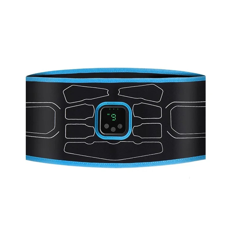 EMS Abdominal Muscle Trainer Belt | 6 Modes, 9 Levels, No Gel | StriveRiseFit