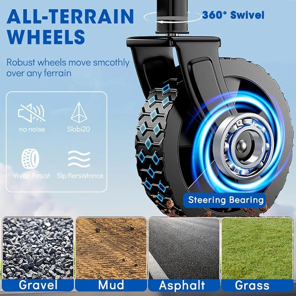 Heavy-Duty Collapsible Wagon Cart with All-Terrain Wheels | StriveRiseFit