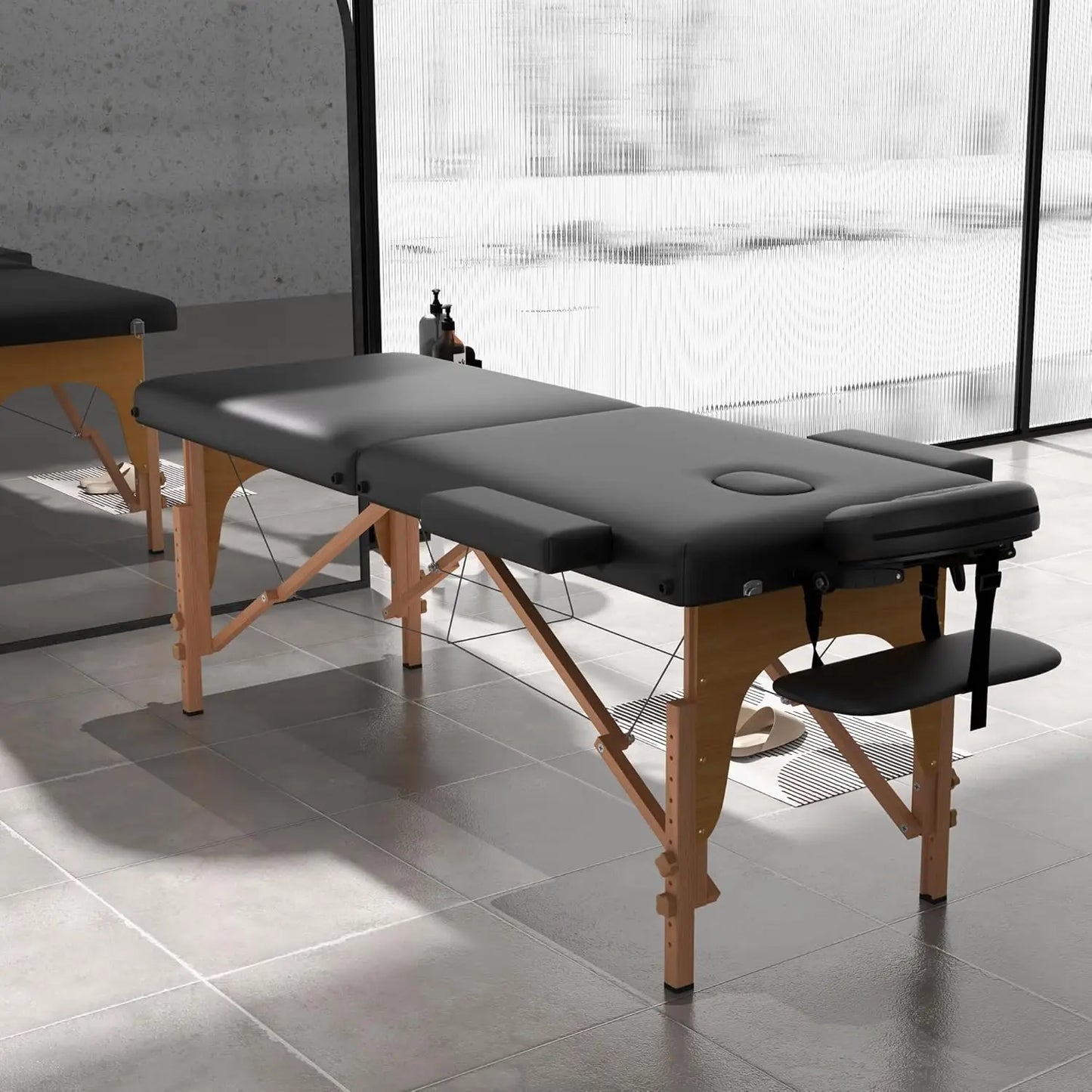Portable Foldable Massage Table with Face Cradle — 2 & 3 Fold Options | StriveRiseFit