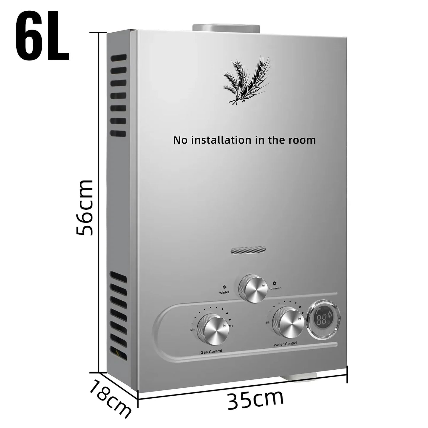 Tankless LPG Propane Water Heater 6L–18L Instant Hot Water | StriveRiseFit