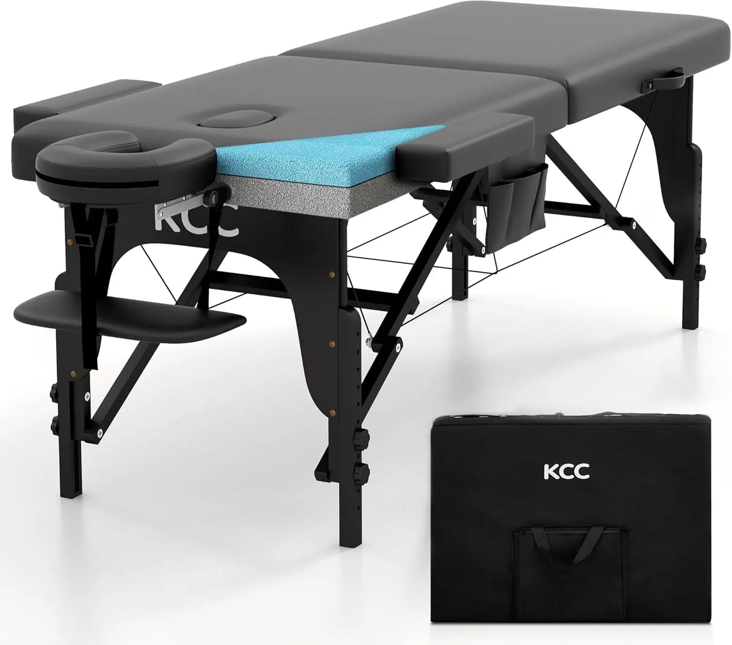Premium Memory Foam Massage Table - 84" Portable Foldable Bed | StriveRiseFit