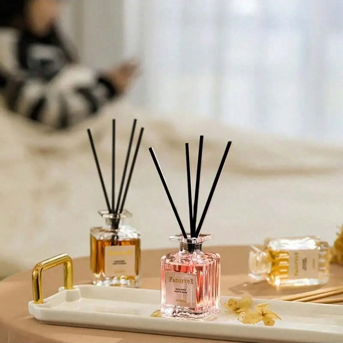 50ml Flameless Reed Diffuser Aromatherapy Fragrance Oil Air Freshener | StriveRiseFit
