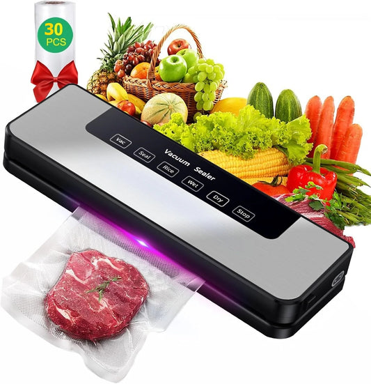 Automatic Vacuum Sealing Machine for Food Storage | Includes 10 Bags | StriveRiseFit