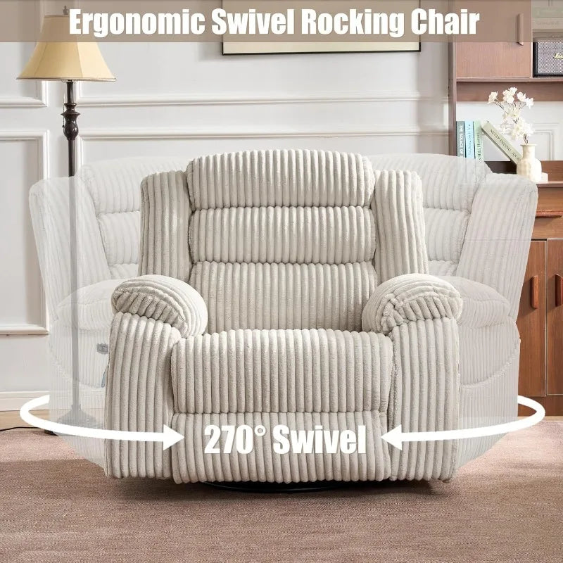 Power Recliner Chair with Massage & Heat - USB Charging | StriveRiseFit