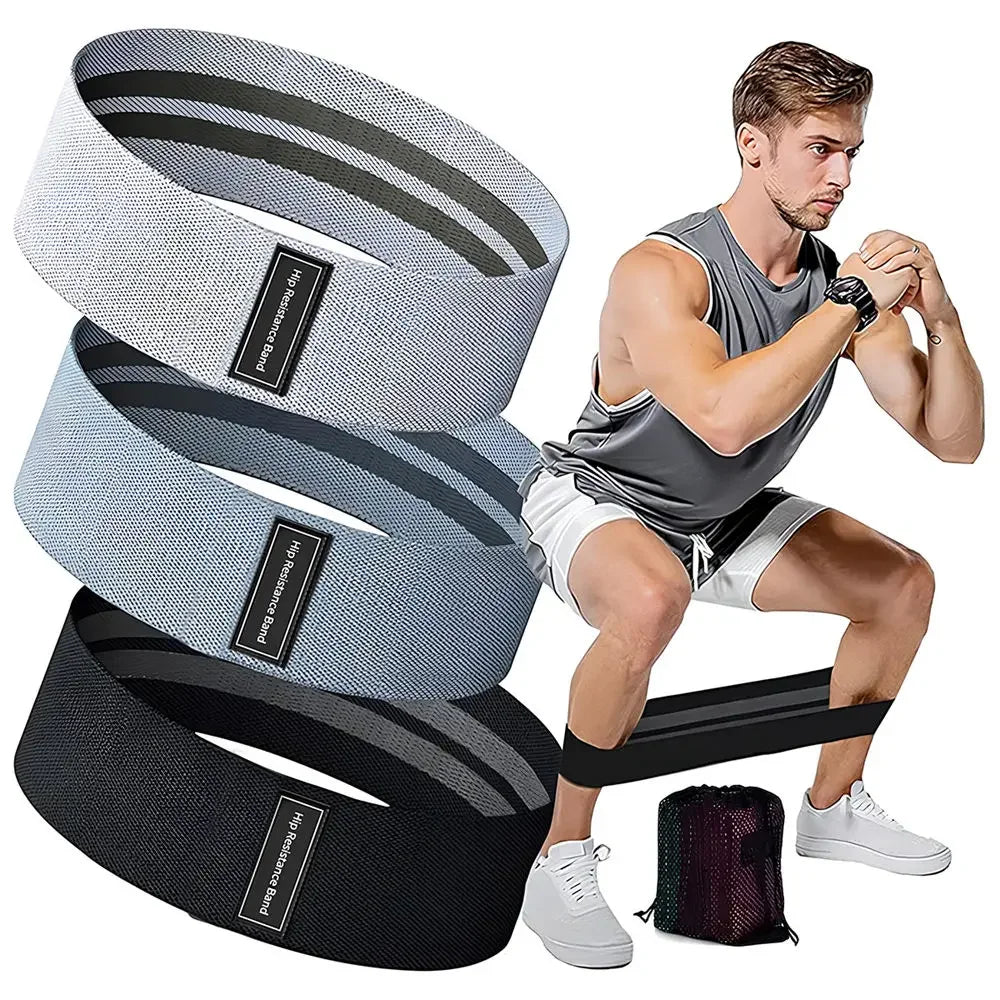 Latex Resistance Bands for Legs & Hips, Yoga & Squat Training with Storage Bag | StriveRiseFit