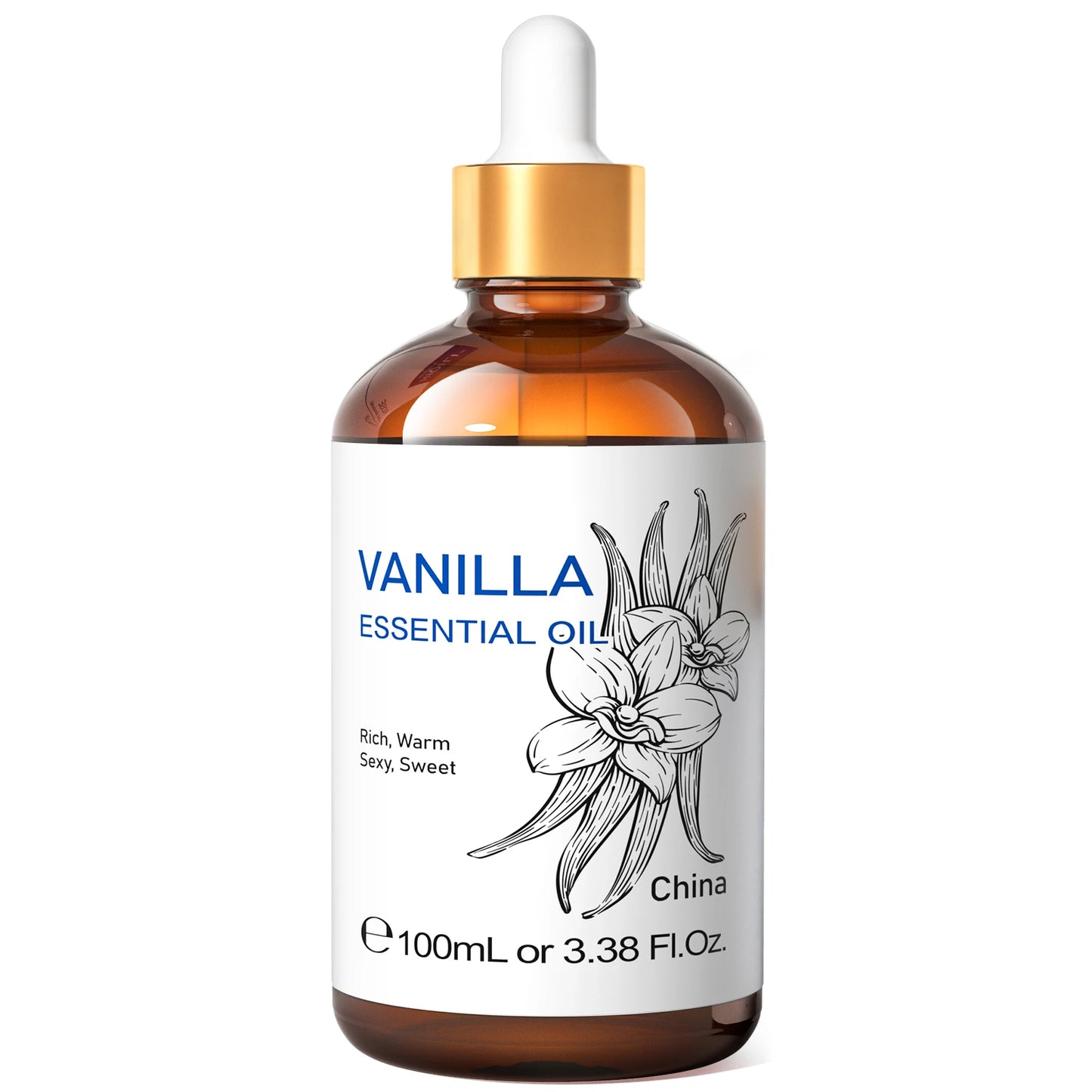 HIQILI Essential Oils  - 100ML Pure Turmeric, Jasmine, Rosemary, Pepermint & More for Aromatherapy or Massage