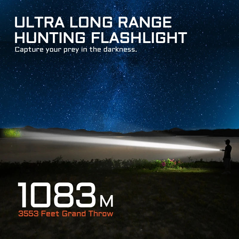 ACEBEAM L19 2.0 Hunting Flashlight 2200 Lumens 1520M Beam | StriveRiseFit