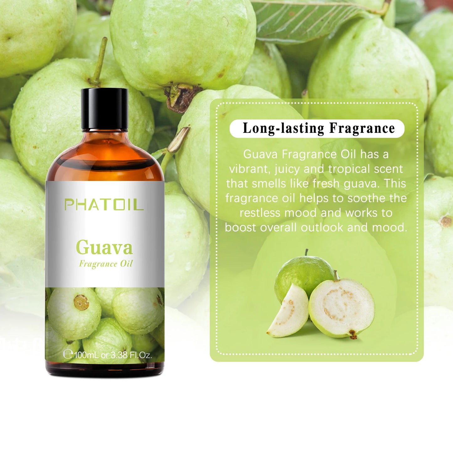 PHATOIL 100ML Fruit Fragrance Oils - Coconut, Vanilla, Apple & More | StriveRiseFit