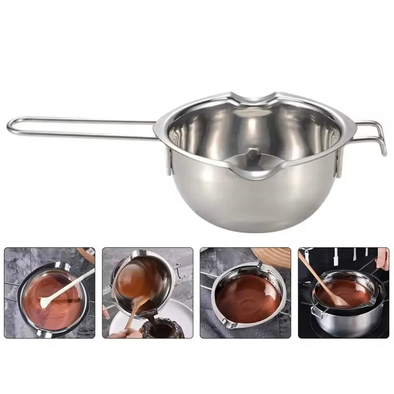Stainless Steel Wax Melting Pot with Heat-Resistant Handle | StriveRiseFit