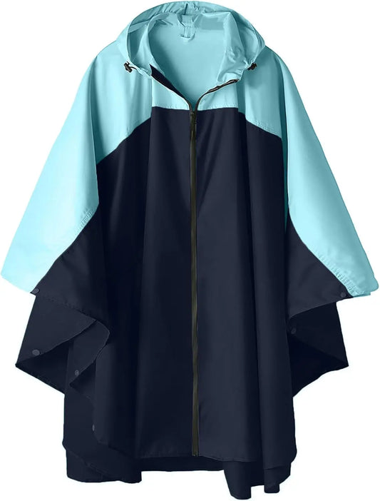 Women's Waterproof Raincoat - Hooded Rain Jacket Windproof | StriveRiseFit