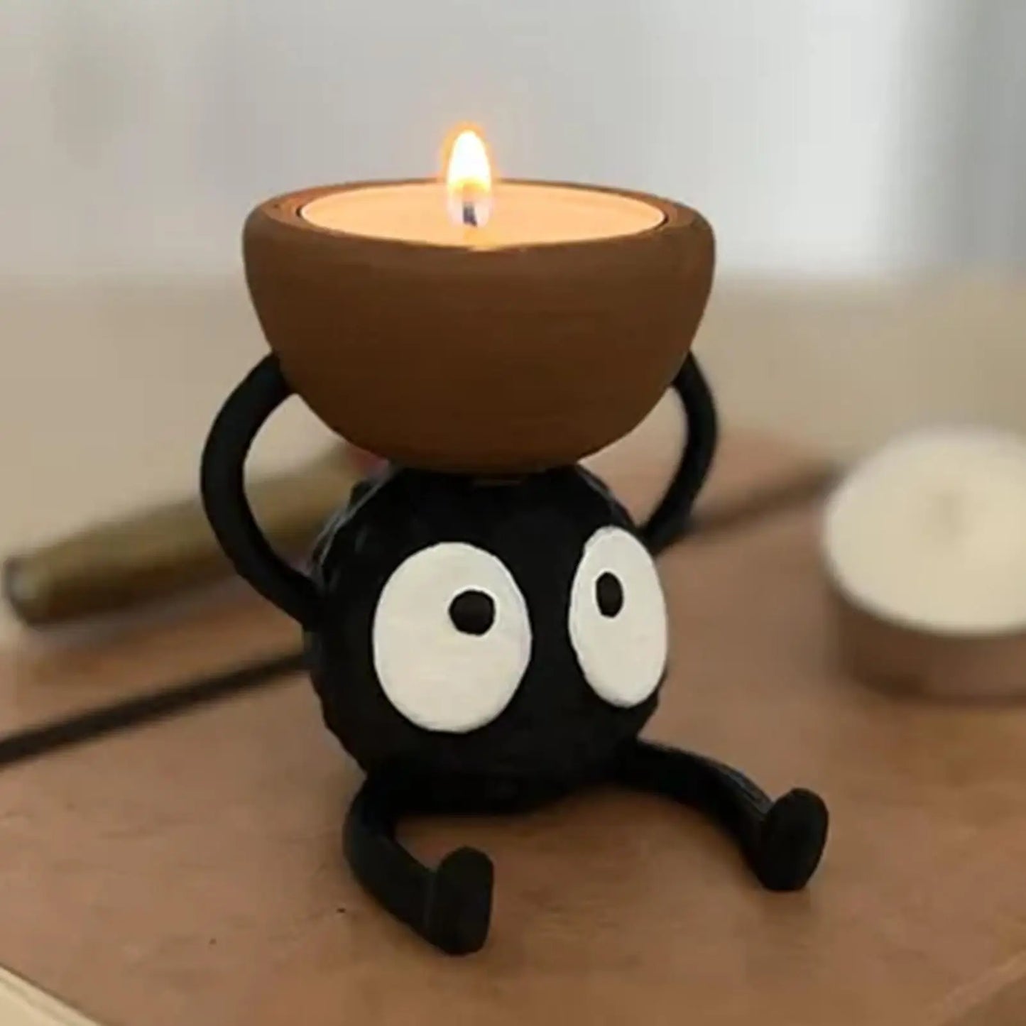 Briquette Tea Light Candle Holder 3D Printed Candlestick Stand | StriveRiseFit
