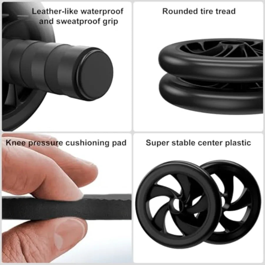 Ab Roller Wheel with Non-Slip Grip for Core Strength Training | StriveRiseFit