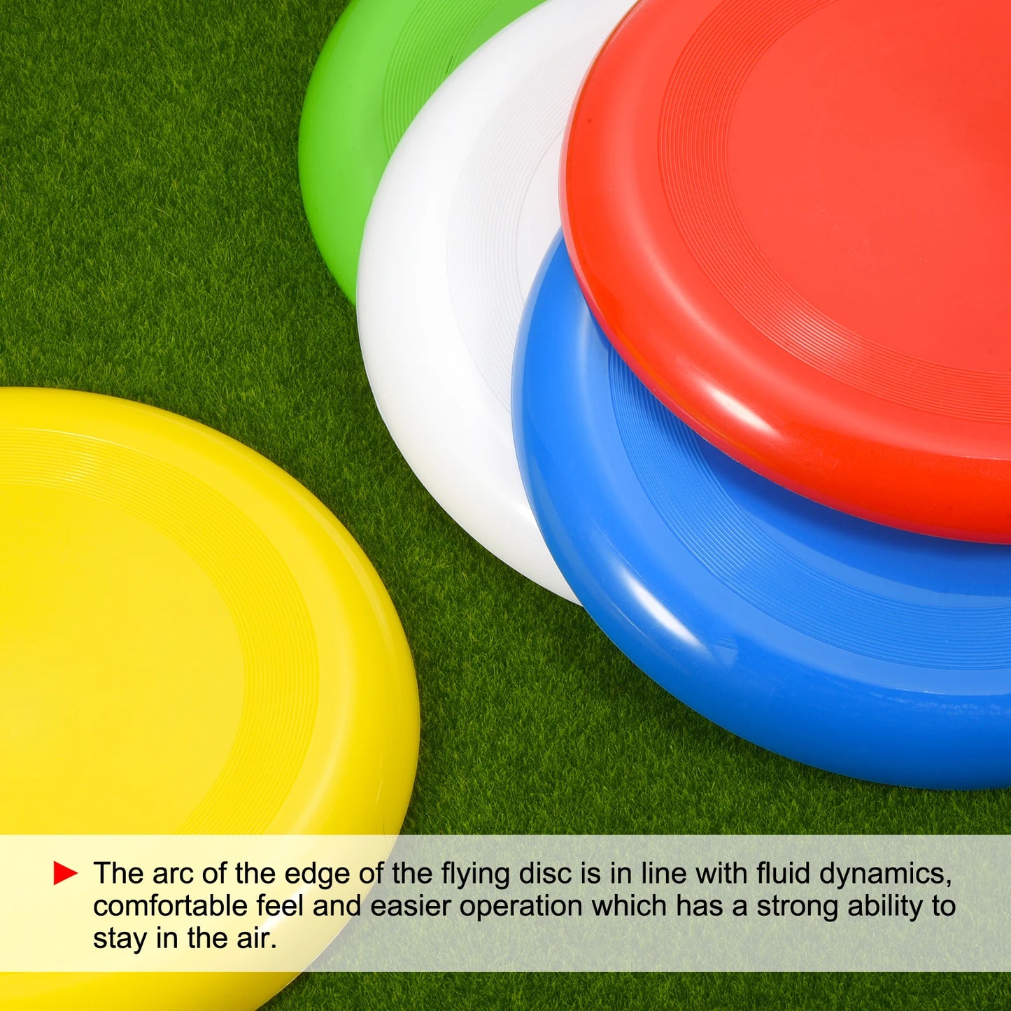 10-Pack 9" Flying Disc Set, 5 Colors for Beach, Lawn & Outdoor Games | StriveRiseFit