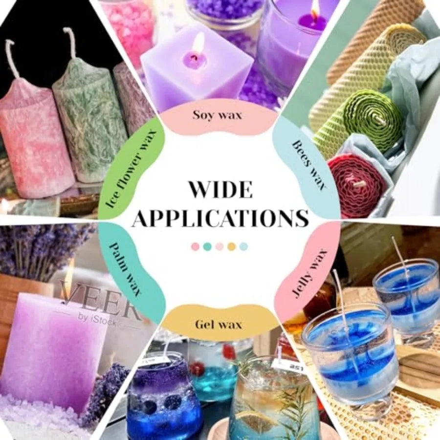 16-Color Liquid Candle Dye Set for Soy, Beeswax & Gel Wax | StriveRiseFit