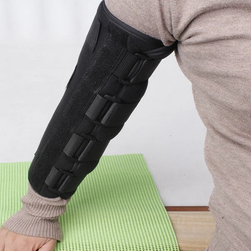 Hinged Elbow Brace & Arm Splint, Adjustable Support for Fracture & Recovery, S-L | StriveRiseFit