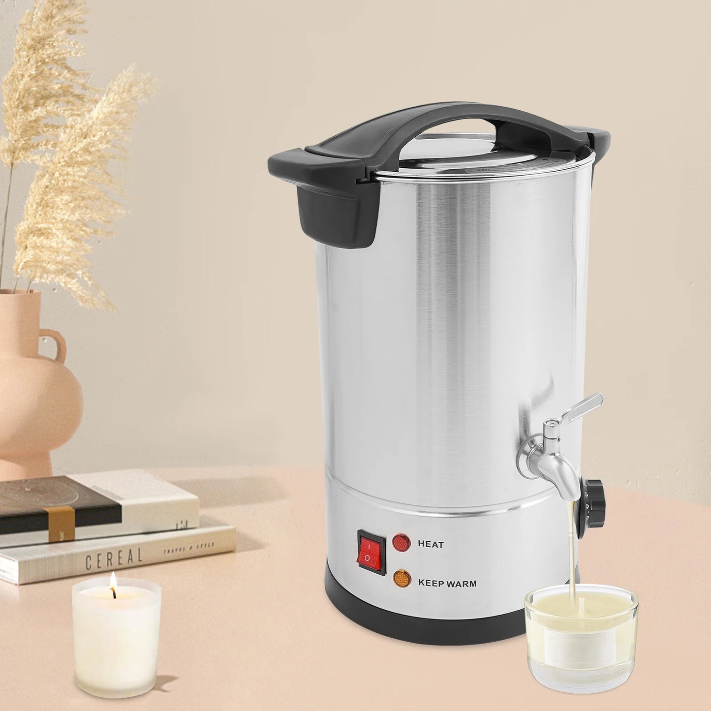 Professional Wax Melting Pot 8L–15L | 1800W Electric Wax Warmer | StriveRiseFit