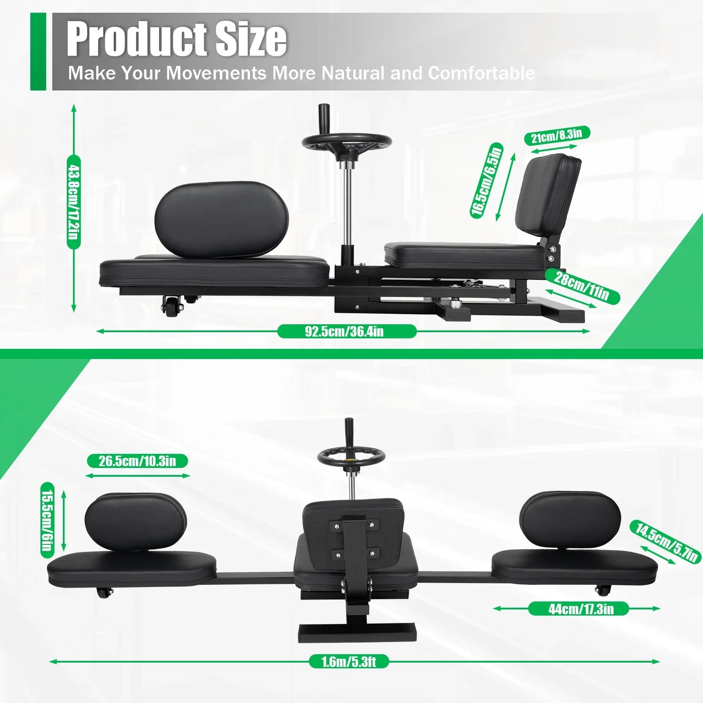 3-Bar Leg Stretcher Heavy Duty Leg Split Machine for Flexibility Training & Leg Press | StriveRiseFit