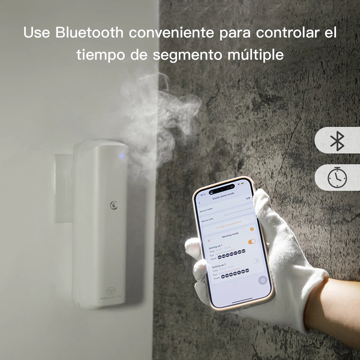 Plug-In Wall Aroma Diffuser | Bluetooth | Waterless | 100ml | 300m³ Coverage | StriveRiseFit
