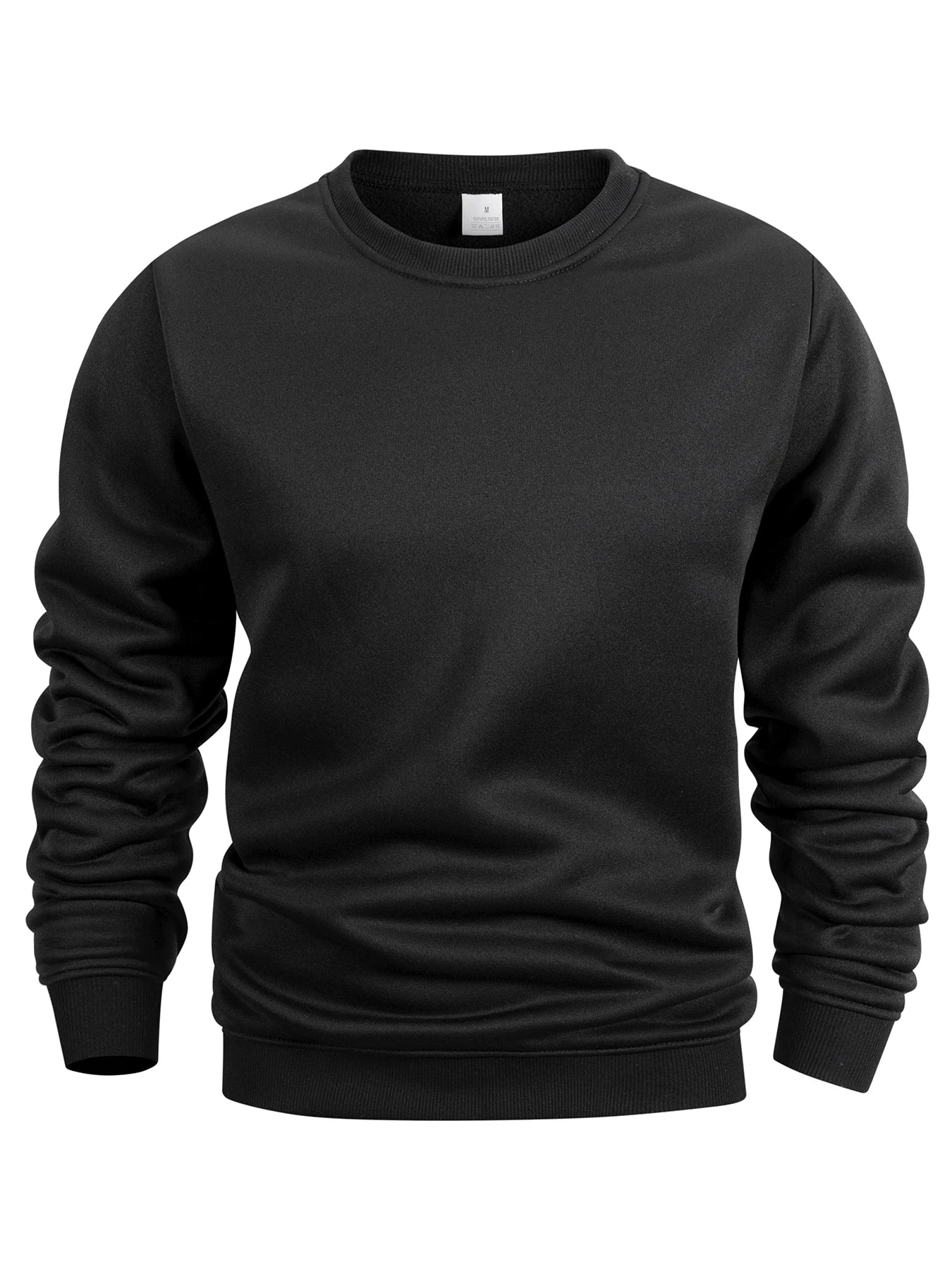 Men's Crew Neck Sweatshirts Solid Color ~ Outdoor Casual Daily Long Sleeve Pullover Sportswear