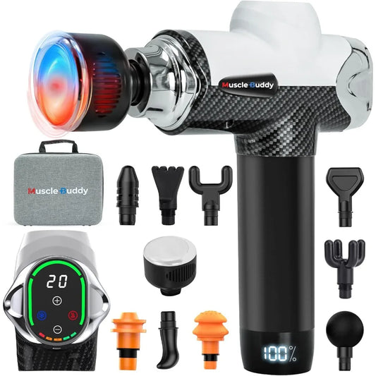 Massage Gun with Hot & Cold Therapy - Percussion Muscle Massager | StriveRiseFit.com