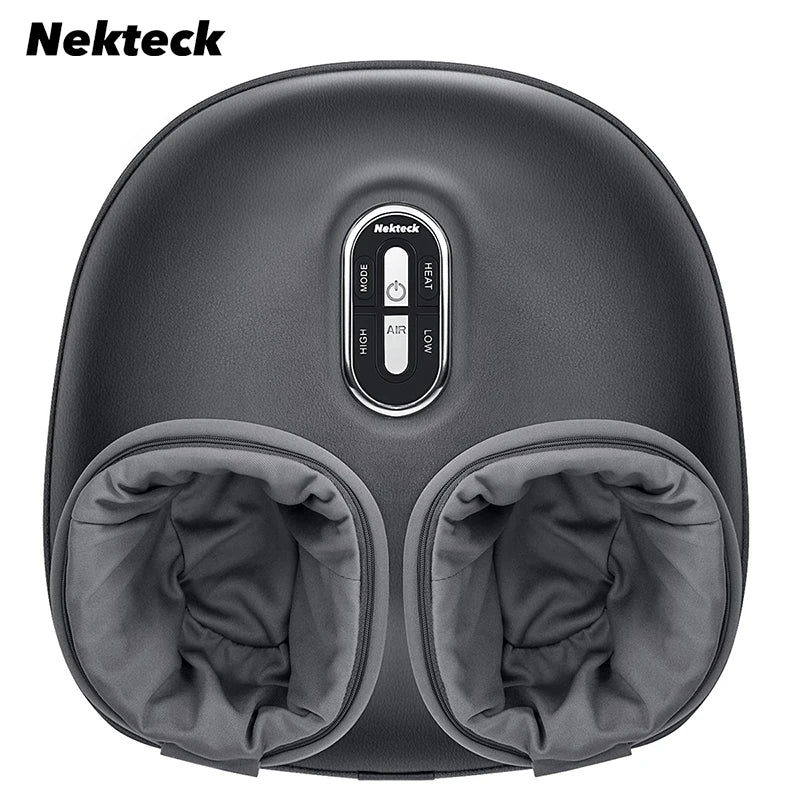 Nekteck Shiatsu Foot Massager - Heating Therapy & Air Compression