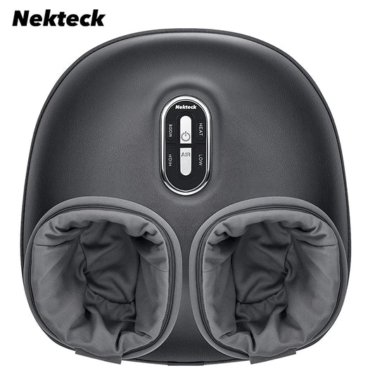 Nekteck Shitsu Foot Massager ~ Heating Therapy ~ Air Compression ~ Knead Roller Muscle Relaxation ~ Electric Foot Massage Machine