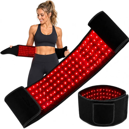 Red Light Therapy Belt 660nm & 850nm Near Infrared — Full Body Pain Relief | StriveRiseFit
