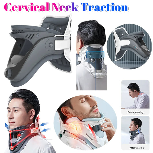Cervical Traction Device - Adjustable Neck Brace & Posture Corrector | StriveRiseFit.com
