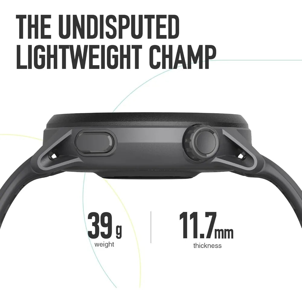 Sport Watch GPS, Lightweight and Comfort, 17 Days Battery Life, Dual-Frequency GPS, Heart Rate,