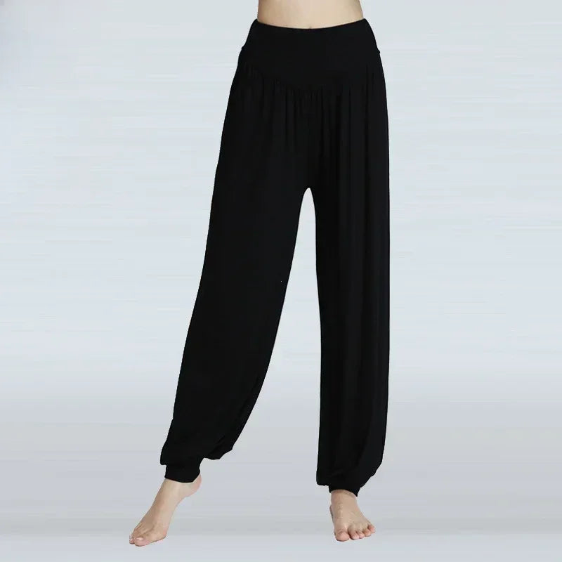 Women's Elastic Loose Casual Cotton Soft ~ Yoga, Sports, Dance, Tai Chi, and more! Relaxing, Comfortable and Breathable