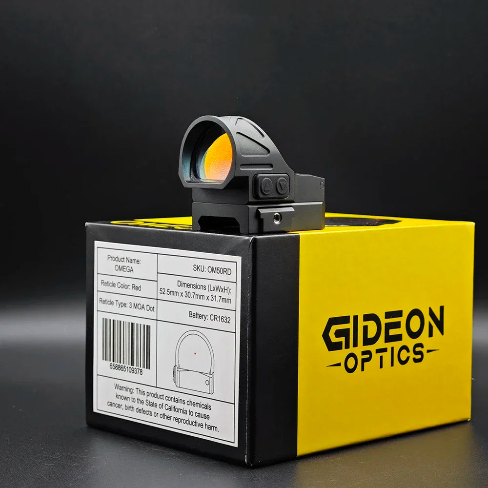 Gideon Optics Omega Red/Green Circle Dot Sight, RMR Footprint, Handgun & Rifle | StriveRiseFit