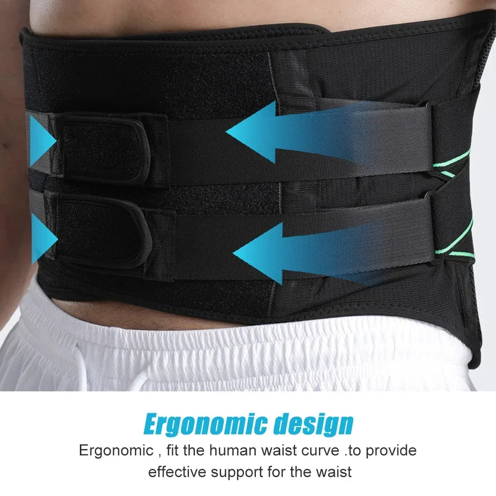 Lower Back Support Brace for Sciatica, Herniated Disc & Back Pain Relief, S-XXXL | StriveRiseFit