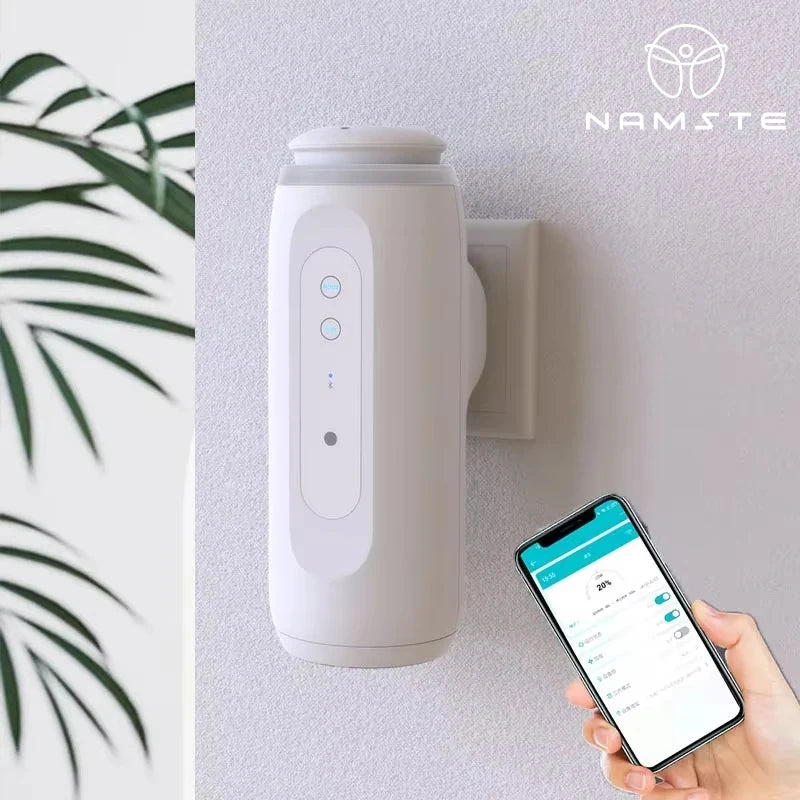 Wall Plug-In Aroma Diffuser | Bluetooth | Waterless | 100ml | 300m³ Coverage | StriveRiseFit