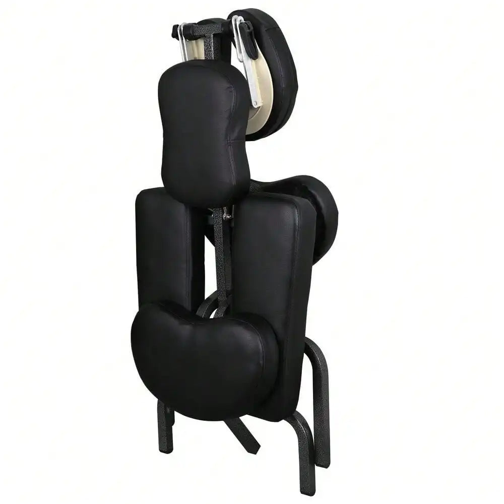 Adjustable Portable Massage Chair | PU Leather, 250 lb Capacity, Tool-Free Assembly, Tattoo & Spa