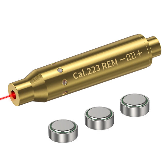 Cal.223 REM Red Laser Bore Sighter with Magnets - Hunting & Shooting Calibrator