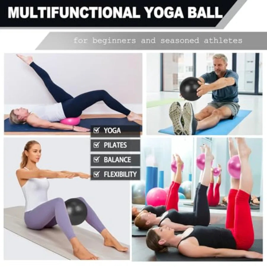 Pilates Ring & Ball Set, 12" Circle Ring, Yoga Balls & Resistance Bands, Essential Kit | StriveRiseFit