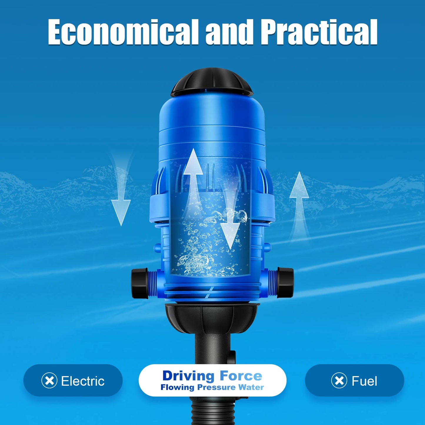 Water-Powered Fertilizer Injector for Drip Irrigation | StriveRiseFit
