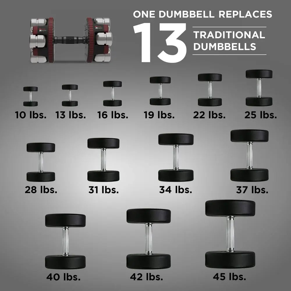Adjustable Dumbbell & Kettlebell Set, up to 105 lbs in 3 lb Increments | StriveRiseFit