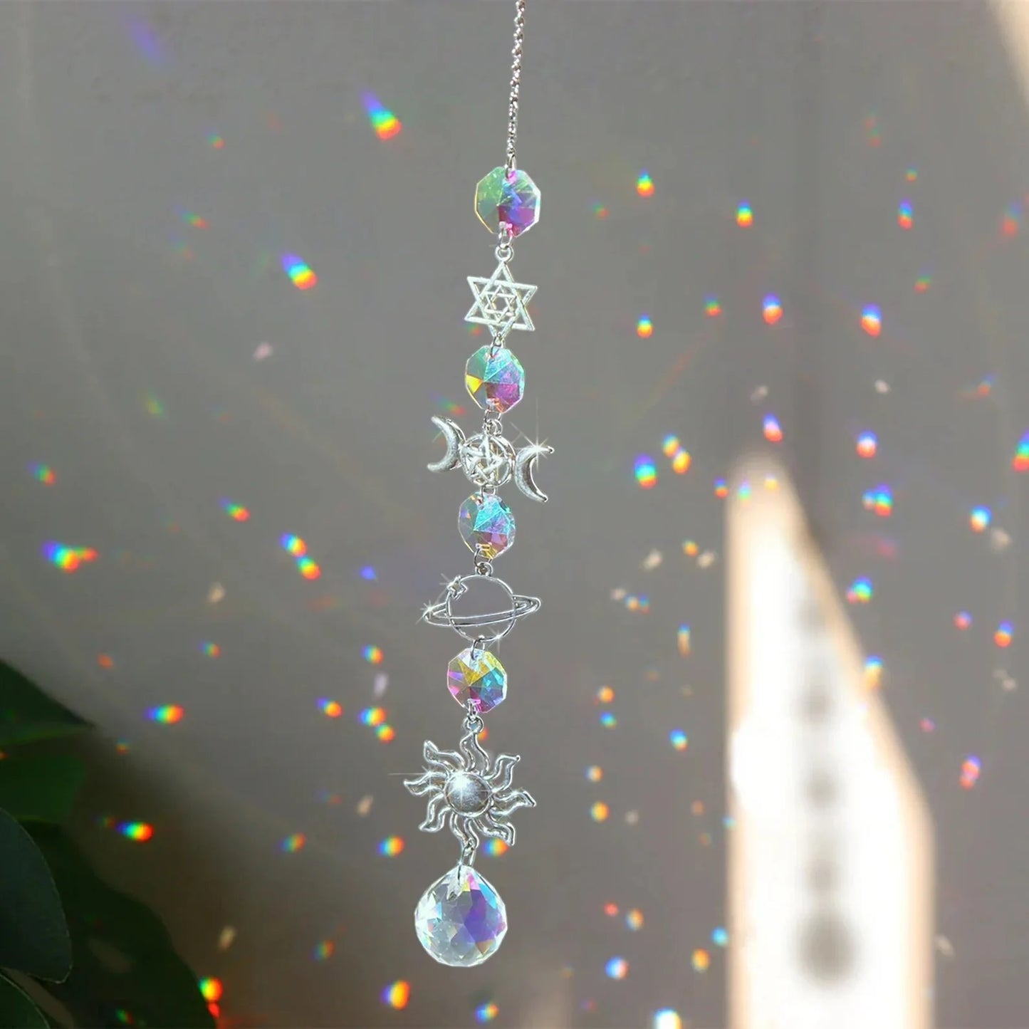 Crystal Wind Chime Rainbow Maker & Sun Catcher — Garden & Home Decor | StriveRiseFit