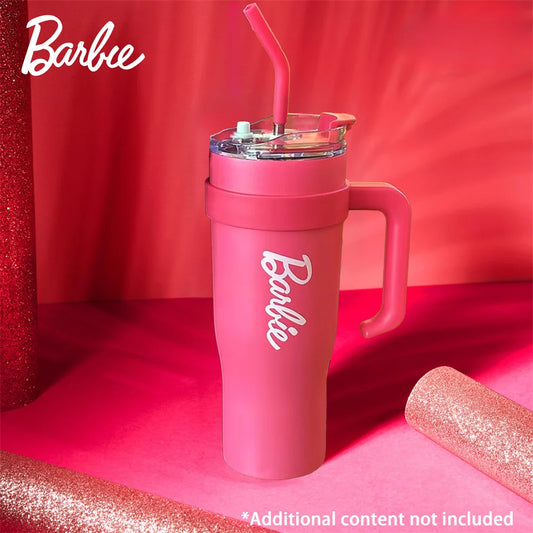 Miniso Barbie 54oz Stainless Steel Water Bottle - Vacuum Insulated with Straw