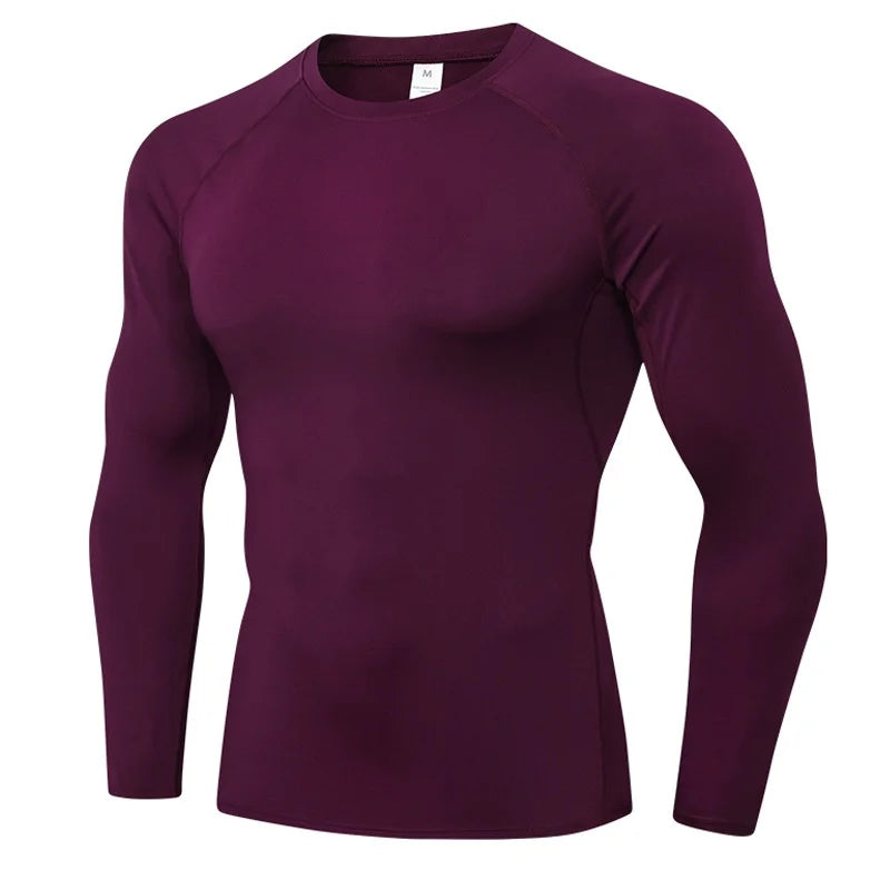 Unisex ~ Men or Woman ~ Compression Shirts Longs Sleeve Workout Gym T-Shirt Running Tops Cool Dry Sports Base Layer Athletic Undershirts