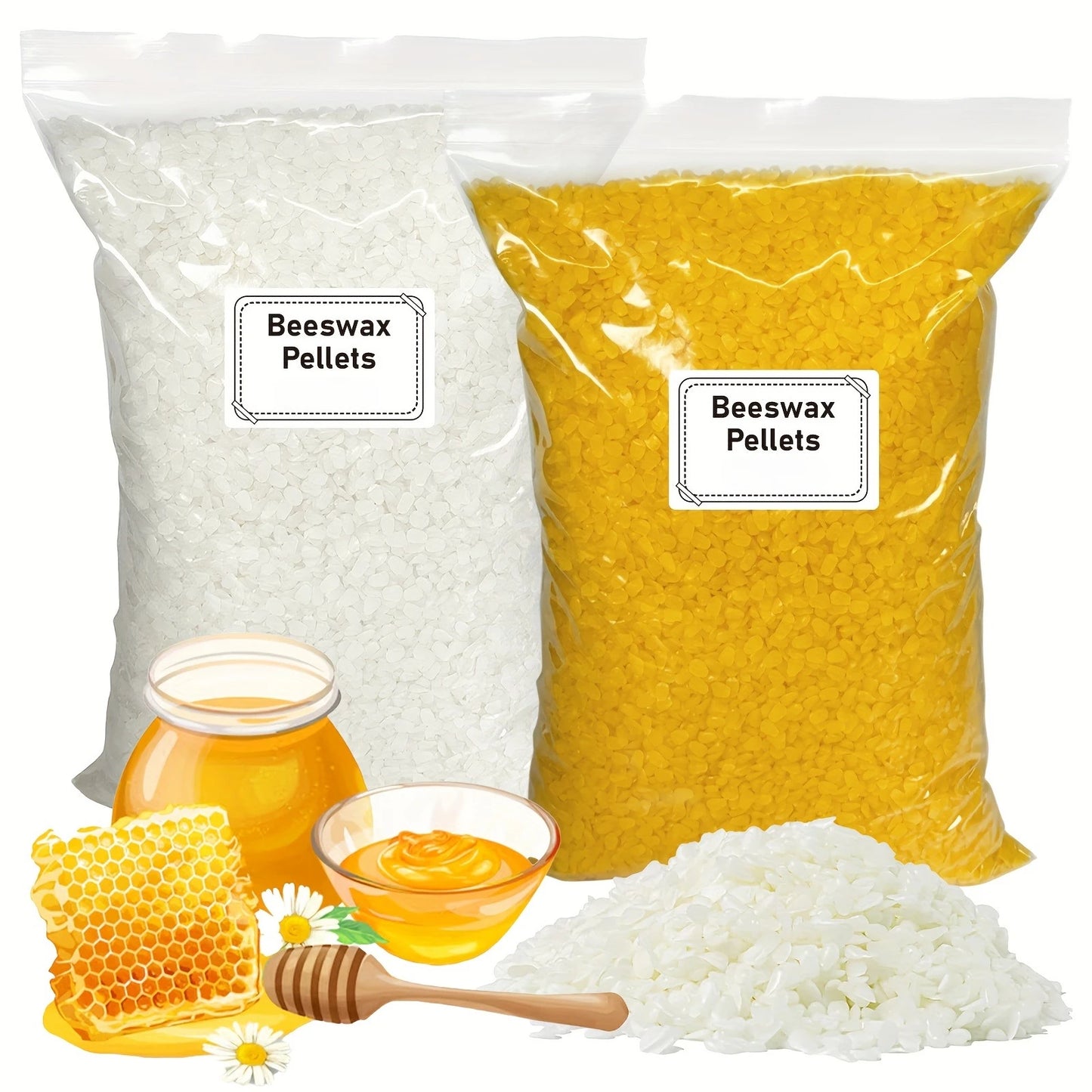 Natural Beeswax for Candle Making & DIY Crafts | 200g, 500g & 1000g | StriveRiseFit