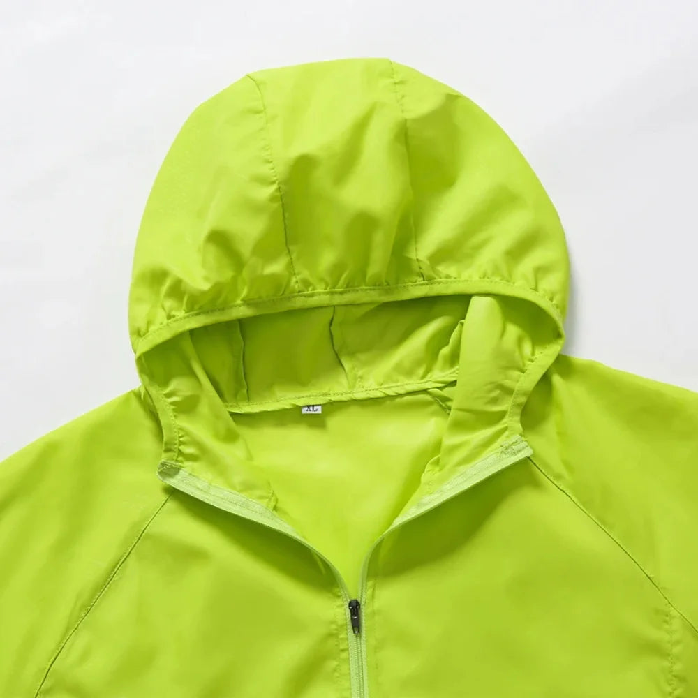 Unisex Hiking Jacket Men Women Waterproof Quick Dry Camping Windbreaker Trekking Outdoor Activity ~ Anti UV Clothes